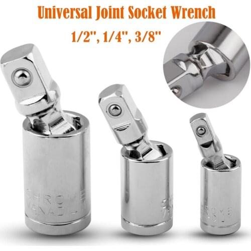 Silver Drive Flexible Socket Extension Bar Adapter Ratchet Wrench Set