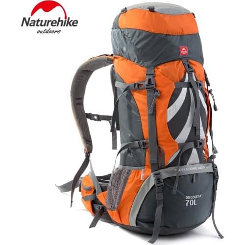 Naturehike Mountaineering Hiking Backpack for Men Women Camping Hunting Climbing Backpacking Packs with Free Rain Cover Included