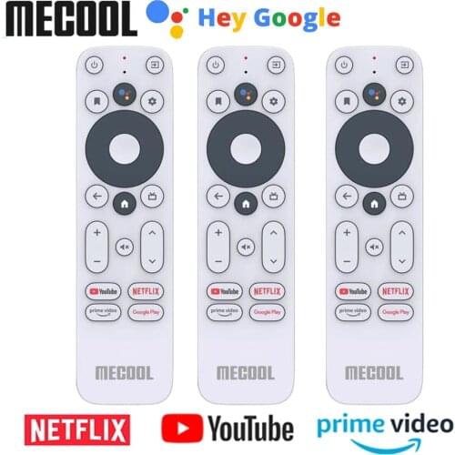 Original Mecool KM2 Voice BT Remote Control Replacement For Netflix Google Certification Prime Video Google Play Android TV Box