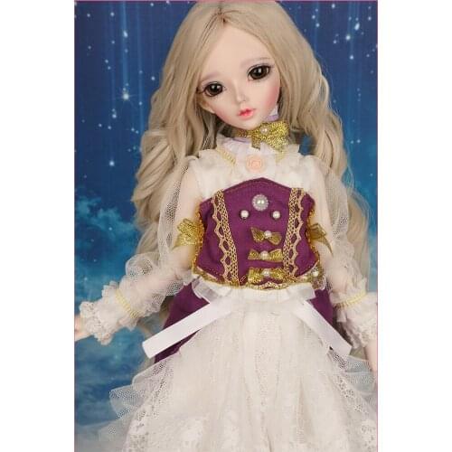 1/4 scale BJD doll kid sweet girl BJD/SD Resin figure doll DIY Model Toy gift.full set with Clothes,shoes,wig A0202Chloe MSD