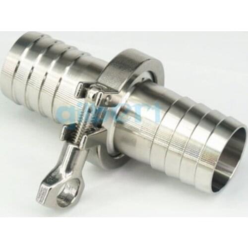 76mm Hose Barb x 3" Tri Clamp Set SUS304 Stainless Steel Sanitary Fitting Tri-Clover Home Brew