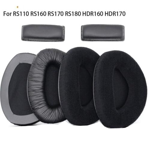 Replacement Earmuff Ear Pads Earphone Earpads With Headband for Sennheise RS110 RS160 RS170 RS180 HDR160 HDR170 Headphones