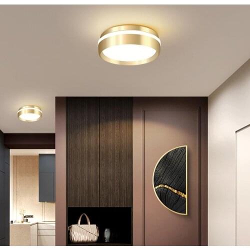 Entrance hallway lamp Simple modern creative staircase hallway corridor light light luxury cloakroom Nordic ceiling lamps