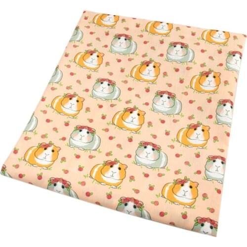 David accessories 50*145cm Animal patchwork printed 100% Cotton Fabric for Tissue Kids Home textile for Sewing Tilda Doll,c4192