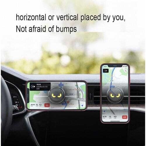 Car Mobile Phone Holder Air Outlet Magnetic Aroma Diffuser Holder 2 In1 Car Accessories Interior