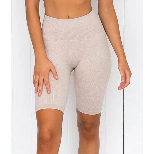 Women Yoga Shorts Hight Waist Butt Lifting Yoga Leggings Stretchy Sport Workout Running Gym Shorts