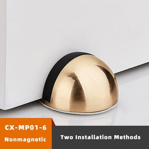 1PC Door Stops Zinc Alloy Door Stopper Door Holder Toilet Glass Door Hidden Doorstop Furniture Hardware
