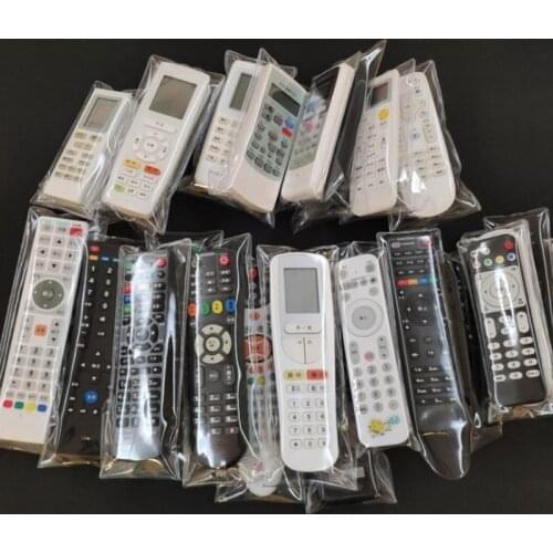 1pc Transparent TV Remote Control Cover Air Condition Remote Protective Case Remote Control Dustproof Bag 3 Size Available
