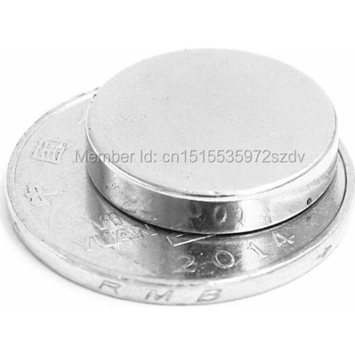 100pcs Strong Round Dia 18mm x 4mm N35 Rare Earth Neodymium Magnet Art Craft Fridge 18x4mm