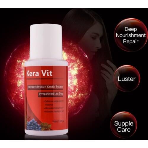 2020 100ML Keratin 0% Formalin Hair Treatment Magical Tratamiento Grape Flavor Quickly Repairs Damaged Hair