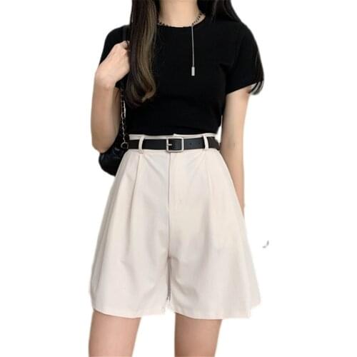 ALENGLENG Women's High Waist Shorts