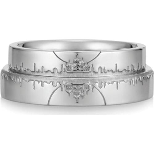 Anime Sailor Tsukino Usag Mooon 925 Sterling Silver Ring For Couple Lovers Valentines Day Gifts Engagement Women Jewelry