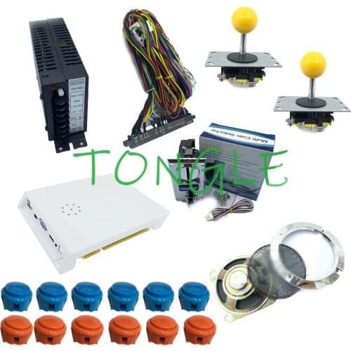 Arcade game DIY Kit 2600 in 1 jamma board VGA CGA HDMI output Joystick push button bundle for video games cabinet machine