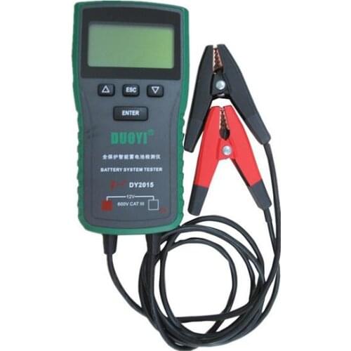 DY2015 DY2015A DY2015B DY2015C 12V Car Battery System Tester Capacity Maximum Electronic load Battery Charge Test+English manual