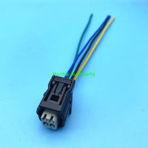 Free Shipping 10/20/50/100pcs 4 Pin Waterproof Air Intake Pressure Sensor Plug Female Connector Wire Harness 6189-7039