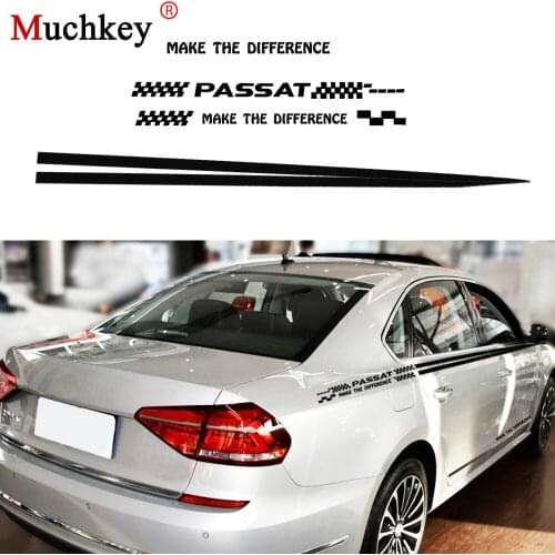 Car Side Body Decal Sticker for VW Volkswagen PASSAT for Hatchback Sedan SUV Decals Car Decoration Car Sticker Car Styling 280cm
