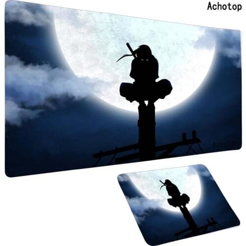 Itachi Large XL Mousepad Anime Gamer Gaming Mouse Pad Computer Accessories Big 800x300mm Keyboard Laptop Padmouse Speed Desk Mat