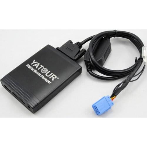 Yatour Digital Music Changer DMC USB SD interface for VDO Blaupunkt RD3 Peugeot 407 106 206 2006 Citroen C3 C4 C5 C8 Xsara