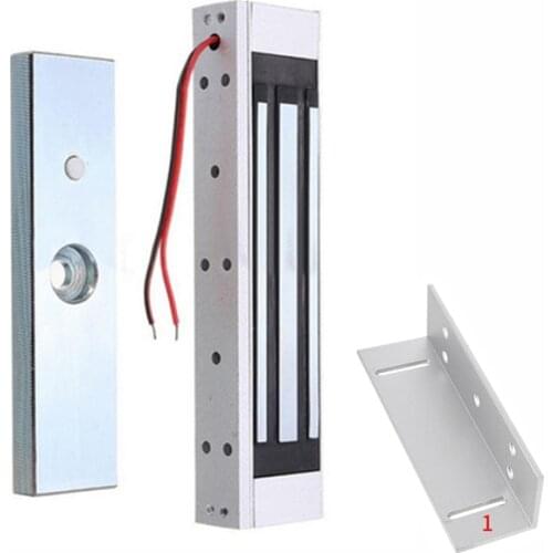 DC12V electromagnetic lock electric magnetic lock 180Kg 350Lbs holding force for glass door access control