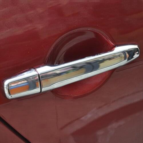 For Mitsubishi Outlander 2013-2016 ASX 2010 2011 2012 Sport RVR Lance 2008 ABS Chrome Door Handle Cover Trims Car Accessories