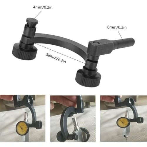 Dial Indicator Base Stand Center Finder Measurement Tool Support Half Round Combination Test Dial Indicator Arc Holder
