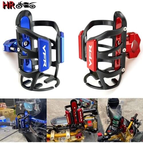Water Bottle Cage For HONDA VFR400 VFR750 VFR800 VFR1200 VFR 400 750 800 1200 Motorcycle CNC Drink Cup Holder Stand Accessories