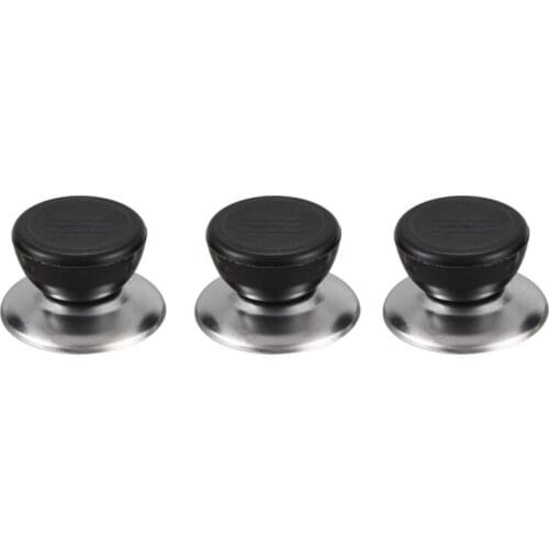 Cookware 3 Pieces Replacement Kettle Pot Lid Plastic Knob Black