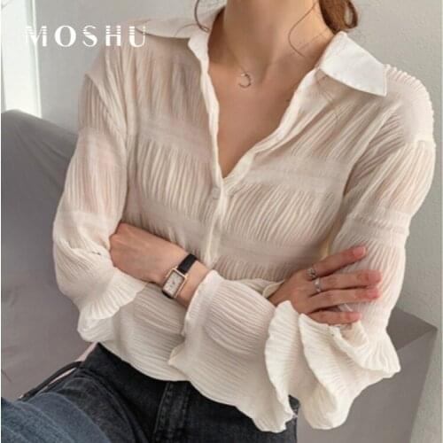 Женские шифоновые рубашки MOSHU China At AliExpress