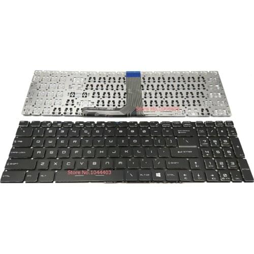 New laptop keyboard for MSI GE62 GE72 GS60 GS70 GT72 Black Without Backlit Without Frame US Crystal Key