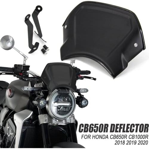 New FOR HONDA CB650R CB1000R CB 650 1000 R 2018 2019 2020 Motorcycle Accessories Modified WindScreen Windshield Front Deflector