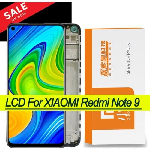 Original 6.53'' Display for Xiaomi Redmi Note 9 LCD Touch Screen Digitizer Assembly for Redmi Note9 Display Screen Repair Parts