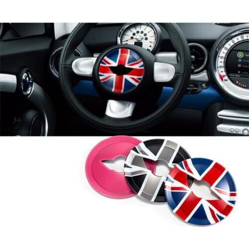 Auto Steering Wheel Panel Decoration Car Sticker For MINI Cooper R52 R53 R55 R56 R58 R59 R60 R61 Accessory Styling Modification