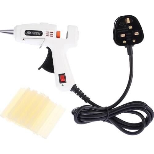 25W Professional Hot Melt Glue Gun Handy hot glue gun High Temp Heater + 50pcs Glue Sticks Heating Craft Repair power Tool