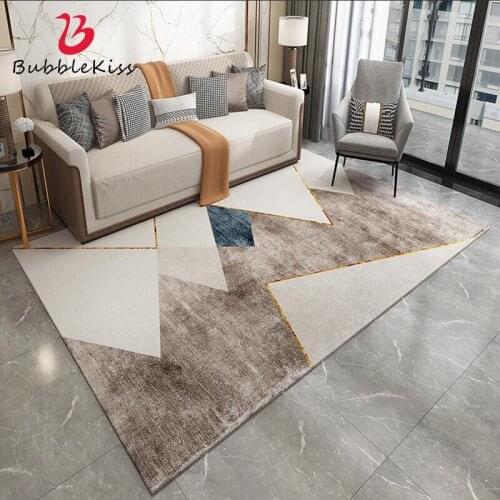 Bubble Kiss Geometric Printed Carpet For Living Room Stripes Abstract Bedroom Large Area Rugs Modern Decor Parlor Anti-Slip Rugs