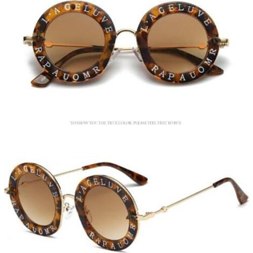 KAPELUS New round sunglasses Male and female Sunglasses 1828 Outdoor casual sunglasses Hip-hop sunglasses