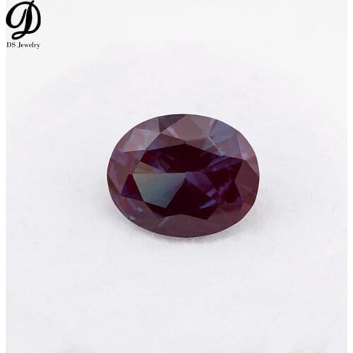 Super Quality Nanosital Gems 8*10mm Alexander Stone For Jewellry