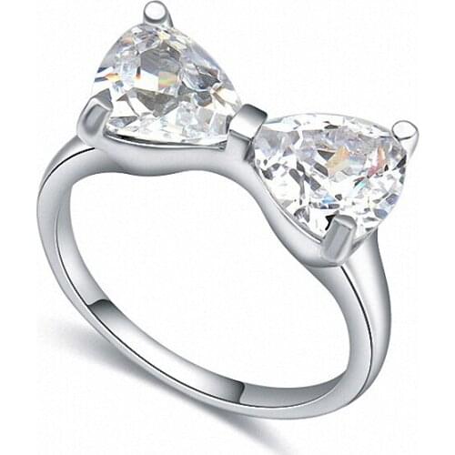 TRACYSWING Real Austrian Crystals Brand AAA Zirconia Micro Inlays Fashion Ring for women New Geometric Th-110020