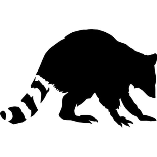 Raccoon Vinyl Car Sticker Funny Animal Body Decoration Accessories Motorcycle sticker