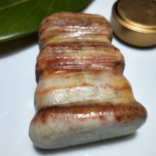 200g-450g High quality natural meat stone beautiful specimen quartz home decoration stones and minerals simulation food