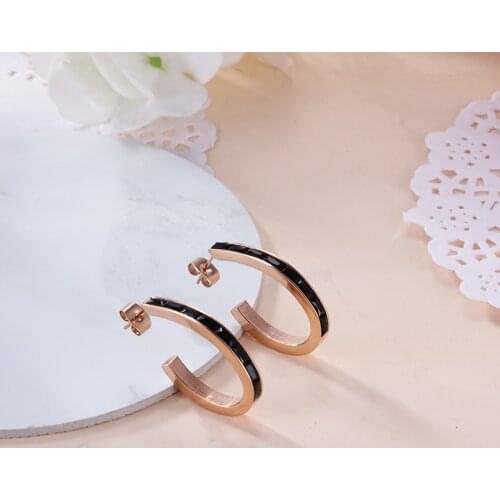 Stainless Steel Jewelry Woman Stud Earrings 2021 Trend Unusual Earrings For Women Fashion Jewelry Accessories Free Shipping