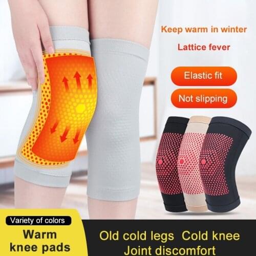 1 Pair Long Cashmere Warm Kneepad Wool Knee Support Men Women Cycling Lengthen Protector Pad
