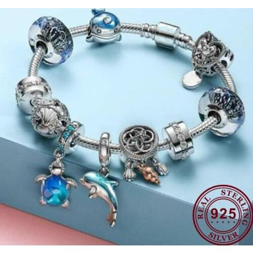 100% 925 Sterling Silver The Most Popula Pink Mothers Day Idea Weave Hollow Out Gift For Mom Pendant Bracelet