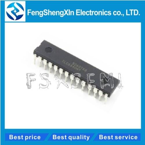 10pcs/lot TLC5940NT TLC5940 16 CHANNEL LED DRIVER WITH DOT CORRECTION AND GRAYSCALE PWM CONTROL IC DIP-28