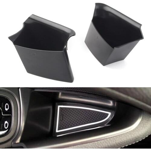 2PCS Car Front Door Storage Box Organizer Container Holder For Porsche Panamera 2017-2019 Left Drive