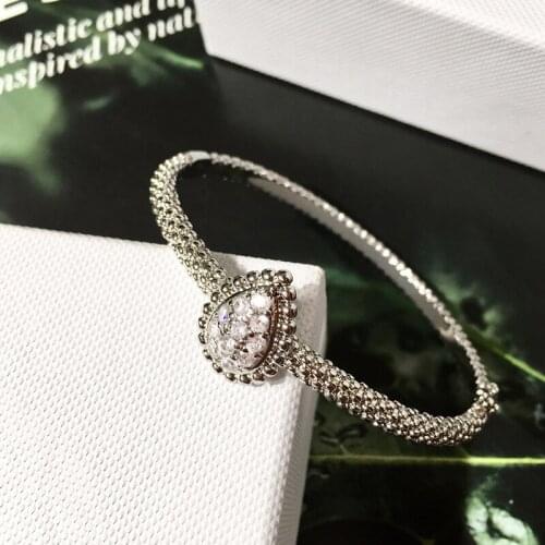 2020 Fashion jewelry self-designed new Insta retro rhinestone drop bracelet for women