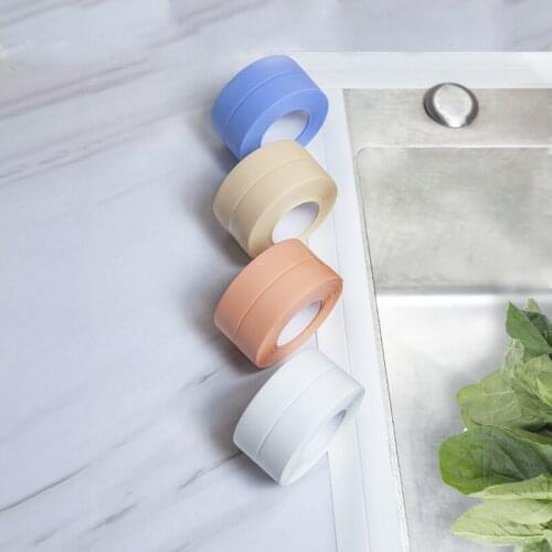 3.8 cm X 3.2m Bathroom Kitchen Bathroom Wall Sticker Art Sealant Tape Anti-mould Tape Waterproof Anti-mould Tape