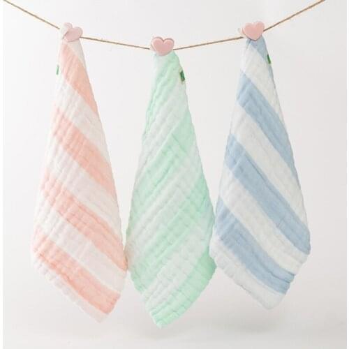 3 Pcs/Pack Baby Infants Feeding Bibs Absorbent Soft Cotton Burp Saliva Towel Handkerchief Toddler Scarf Washcloth