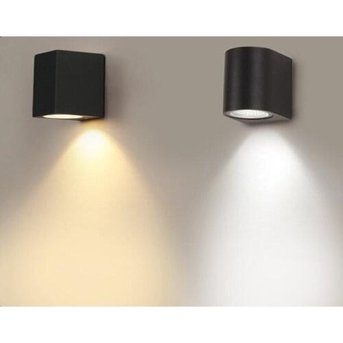 5W Waterproof Indoor Outdoor LED Wall Light Wall Lamp Aluminum Wall Sconce For Home Decor Porch Garden Lighting
