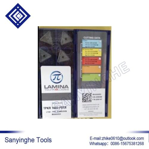 Free shipping high quality 50pcs/lots TPKR1603 PDTR LT30 cnc carbide turning inserts