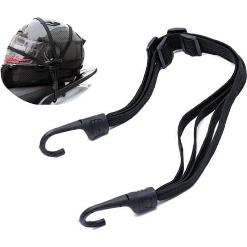 60CM Motorcycle Helmet Straps Motorcycle Accessories Hooks Luggage Retractable Elastic Rope Fixed Strap Motos Helmet Luggage Net